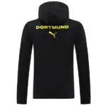 Chaqueta Con Capucha Borussia Dortmund 2024 2025 Negro