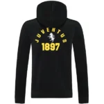 Chaqueta Con Capucha Juventus 2024 2025 Negro