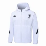 Chaqueta Con Capucha Juventus 2025 2026 Blanco Negro