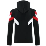 Chaqueta Con Capucha Manchester United 2024 2025 Negro Rojo