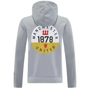 Manchester United Chaqueta 2025 2026 Gris - Maglia Manchester United | tiendasdefutboles