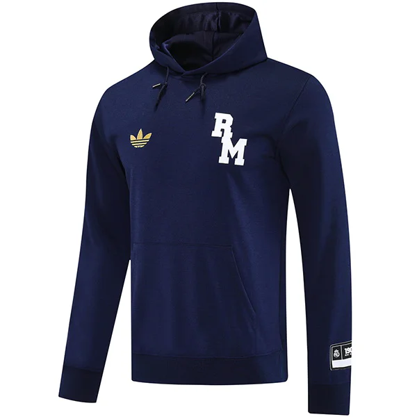 Chaqueta Con Capucha Real Madrid 2025 2026 Azul Marino Real Madrid Chaqueta 2025 2026 Azul - Maglia Real Madrid | tiendasdefutboles