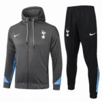 Chaqueta Conjunto Completo Con Capucha Tottenham Hotspur 2024 2025 Gris