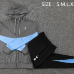 Chaqueta Conjunto Completo Con Capucha Tottenham Hotspur 2024 2025 Gris