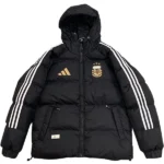 Chaqueta De Algodón Argentina 2026 Negro Blanco