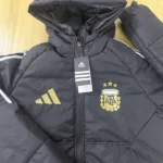 Chaqueta De Algodón Argentina 2026 Negro