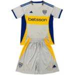 Boca Juniors Niños Conjunto 2025 2026 Gris - Tuta Boca Juniors Niños | tiendasdefutboles