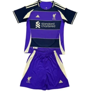 Liverpool Niños Conjunto 2025 2026 Púrpura - Equipacion Liverpool Niños | tiendasdefutboles
