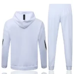 Conjunto Completo Chaqueta Con Capucha Ajax 2025 2026 Blanco Negro