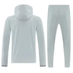 Conjunto Completo Chaqueta Con Capucha Argelia 2026 Gris