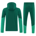 Conjunto Completo Chaqueta Con Capucha Argelia 2026 Verde