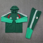 Conjunto Completo Chaqueta Con Capucha Argelia 2026 Verde