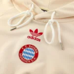 Conjunto Completo Chaqueta Con Capucha Bayern Múnich 2024 2025 Amarillo Rojo