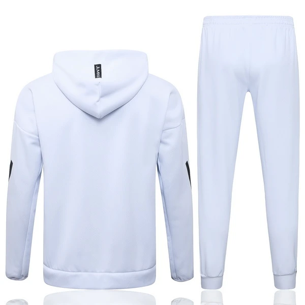 Conjunto Completo Chaqueta Con Capucha Juventus 2025 2026 Blanco Negro Juventus Conjunto 2025 2026 Blanco - Equipación Juventus | tiendasdefutboles