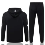 Conjunto Completo Chaqueta Con Capucha Juventus 2025 2026 Negro Blanco