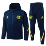 Conjunto Completo Chaqueta Con Capucha Napoli 2025 2026 Azul Marino