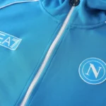 Conjunto Completo Chaqueta Con Capucha Napoli 2025 2026 Azul