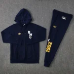 Conjunto Completo Chaqueta Con Capucha Real Madrid 2025 2026 Azul Marino