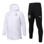 Conjunto Completo Chaqueta De Algodón AC Milan 2025 2026 Blanco Negro