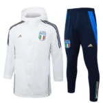 Conjunto Completo Chaqueta De Algodón Italia 2025 Blanco Negro