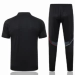 Conjunto Completo Polo Ajax 2025 2026 Negro Rojo