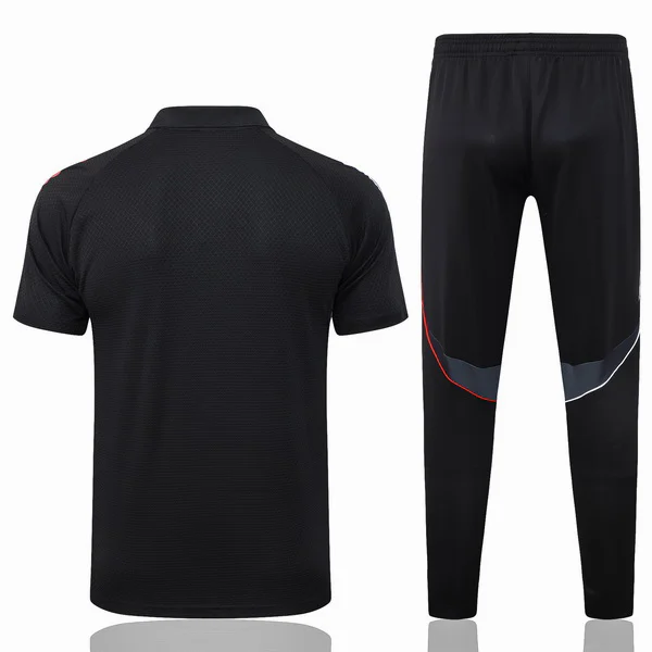 Conjunto Completo Polo Ajax 2025 2026 Negro Rojo Ajax Conjunto 2025 2026 Negro - Maglia Ajax | tiendasdefutboles