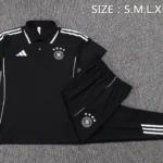 Conjunto Completo Polo Alemania 2025 Negro