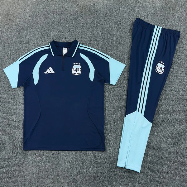 Conjunto Completo Polo Argentina 2026 Azul Marino Argentina Conjunto 2026 Azul - Argentina Barata | tiendasdefutboles