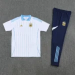 Conjunto Completo Polo Argentina 2026 Blanco I Azul Marino