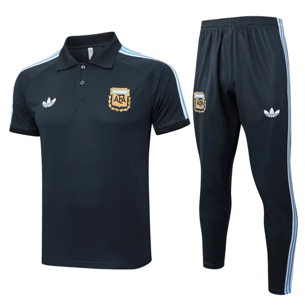 Conjunto Completo Polo Argentina 2026 Gris Azul Argentina Conjunto 2026 Gris - Maglia Argentina 2026 | tiendasdefutboles