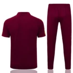 Conjunto Completo Polo Arsenal 2025 2026 Borgona Rojo