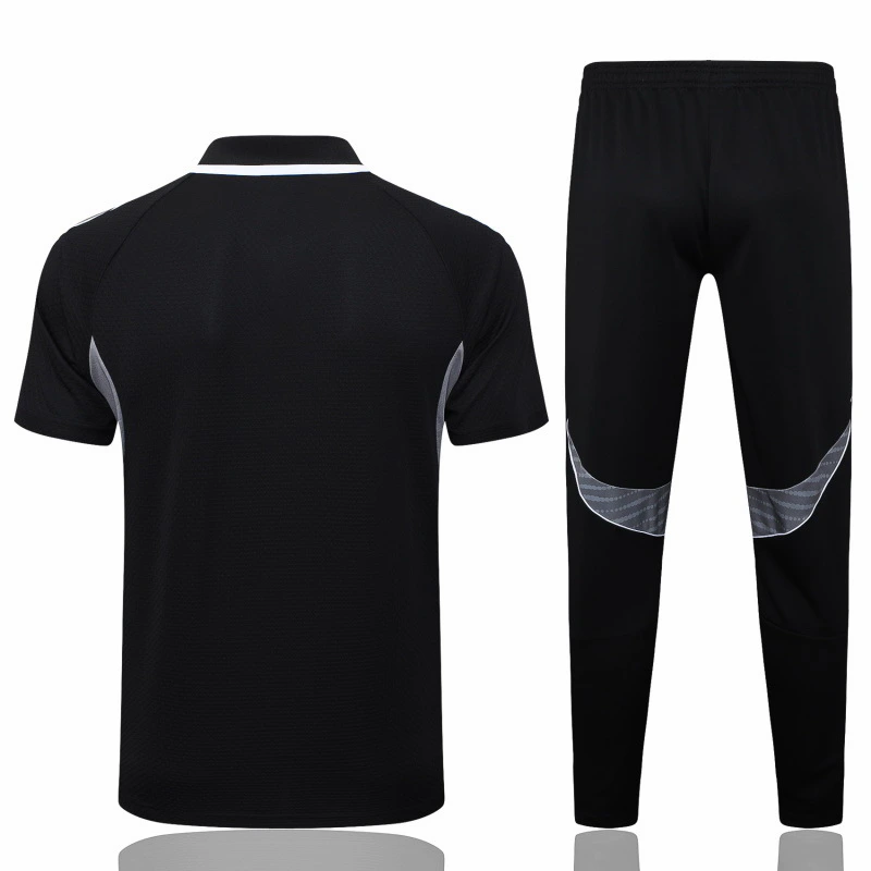 Conjunto Completo Polo Arsenal 2025 2026 Negro Rojo Verde Arsenal Conjunto 2025 2026 Negro - Maglia Arsenal | tiendasdefutboles