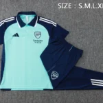 Conjunto Completo Polo Arsenal 2025 2026 Verde Azul
