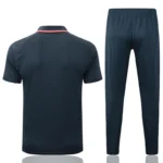 Conjunto Completo Polo Bayern Múnich 2025 2026 Gris Marino