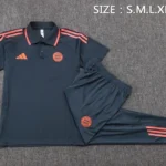 Conjunto Completo Polo Bayern Múnich 2025 2026 Gris Marino