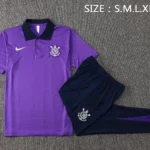 Conjunto Completo Polo Corinthians Paulista 2025 2026 Purpura Azul