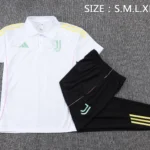 Conjunto Completo Polo Juventus 2025 2026 Blanco I Negro
