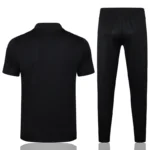 Conjunto Completo Polo Manchester United 2025 2026 Negro Rojo