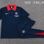 Conjunto Completo Polo Paris Saint Germain 2025 2026 Azul Marino