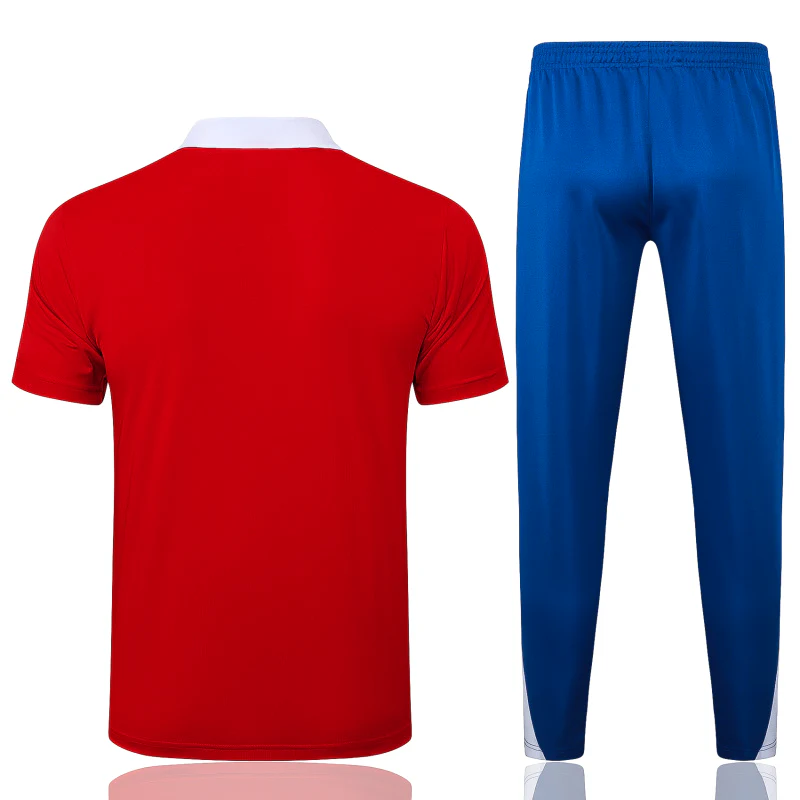 Conjunto Completo Polo Paris Saint Germain 2025 2026 Rojo Azul Paris Saint Germain Conjunto 2025 2026 Rojo - Maglia Paris Saint Germain | tiendasdefutboles