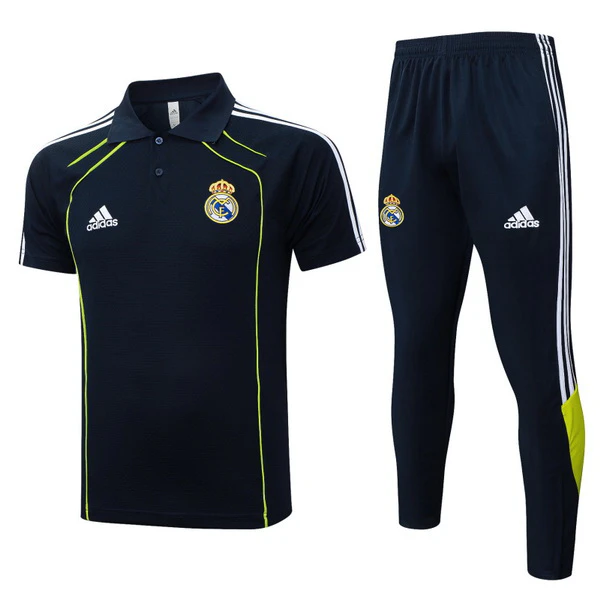 Conjunto Completo Polo Real Madrid 2025 2026 Azul Marino I Verde Real Madrid Conjunto 2025 2026 Azul - Maglia Real Madrid | tiendasdefutboles