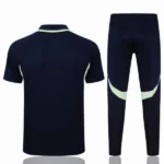 Conjunto Completo Polo Real Madrid 2025 2026 Azul Marino Verde