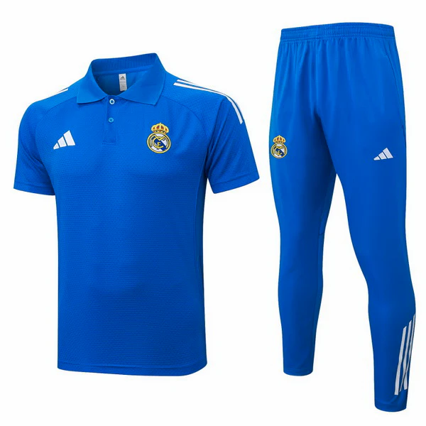 Conjunto Completo Polo Real Madrid 2025 2026 Azul Real Madrid Conjunto 2025 2026 Azul - Maglia Real Madrid | tiendasdefutboles