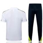 Conjunto Completo Polo Real Madrid 2025 2026 Blanco Verde Negro