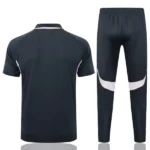 Conjunto Completo Polo Real Madrid 2025 2026 Gris Marino Rosa