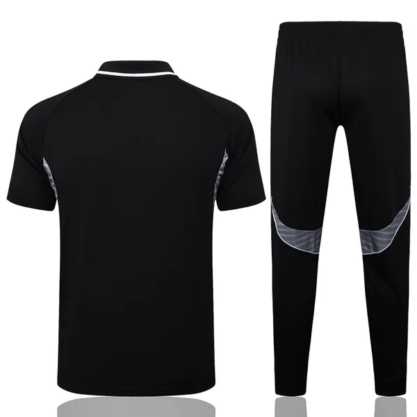 Conjunto Completo Polo Real Madrid 2025 2026 Negro Real Madrid Conjunto 2025 2026 Negro - Maglia Real Madrid | tiendasdefutboles