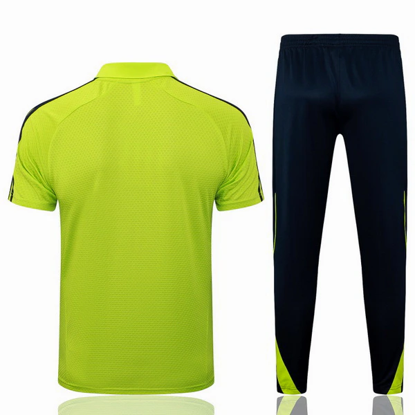 Conjunto Completo Polo Real Madrid 2025 2026 Verde Negro Real Madrid Conjunto 2025 2026 Verde - Maglia Real Madrid | tiendasdefutboles