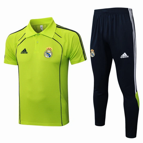 Conjunto Completo Polo Real Madrid 2025 2026 Verde Negro Real Madrid Conjunto 2025 2026 Verde - Maglia Real Madrid | tiendasdefutboles