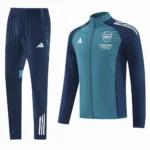 Conjunto Completo Rompevientos Arsenal 2025 2026 Azul Verde