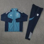 Conjunto Completo Rompevientos Arsenal 2025 2026 Azul Verde
